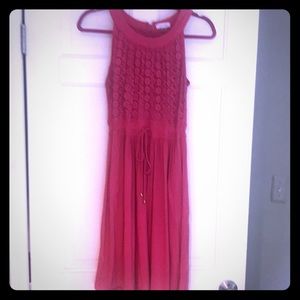 Calvin Klein pink dress with pockets!